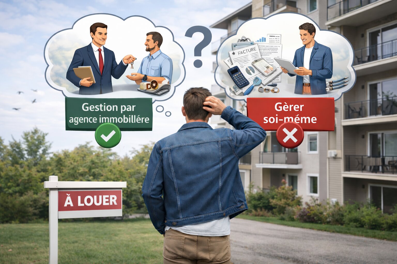 avantage et inconvénients location par une agence