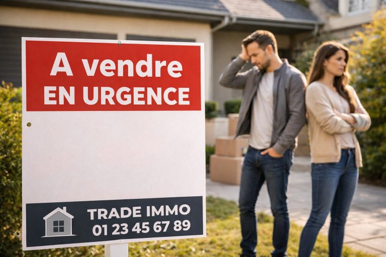 Vente urgente en cas de divorce
