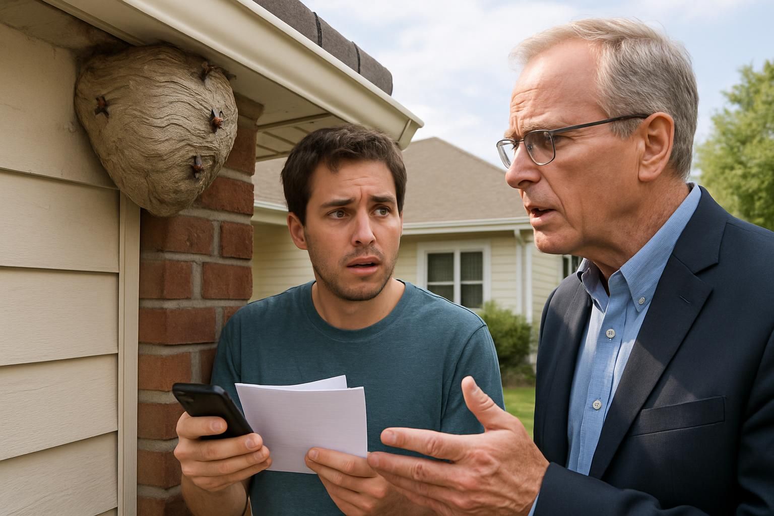 découvrez qui, entre locataire et propriétaire, est responsable du traitement d'un nid de frelon selon la loi et les bonnes pratiques pour assurer la sécurité de votre logement.